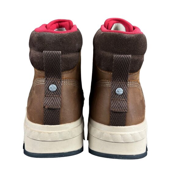 Timberland Originals Ultra Mid WP Rust Full Grain Leather Boots Men's Sizes 8-13 - Picture 5 of 9